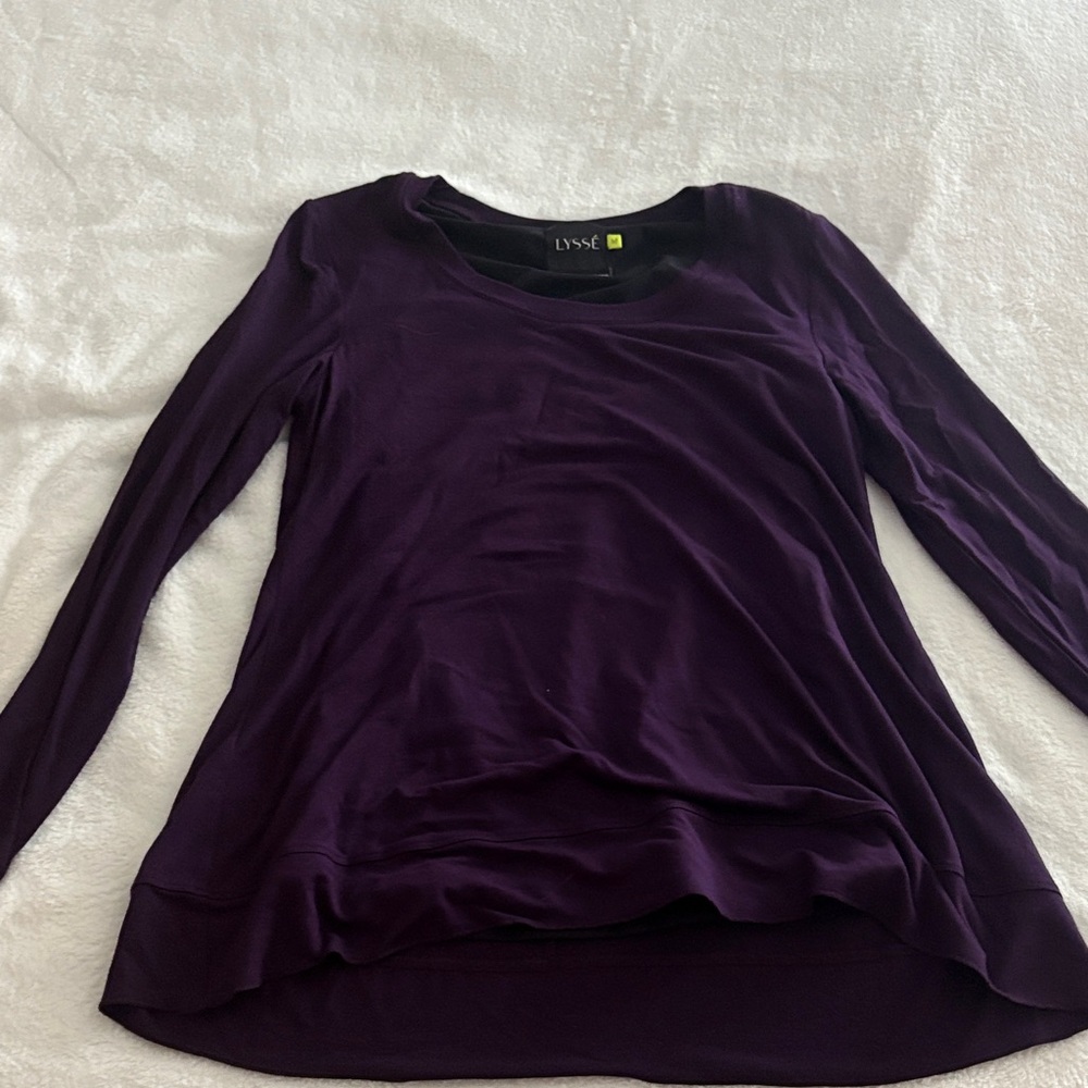 Lysse Rich Purple Long Sleeve Tee